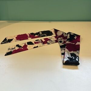 Purse handle wrap white black dark pink